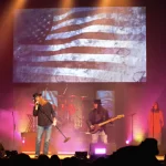 on stage AmericanFlag